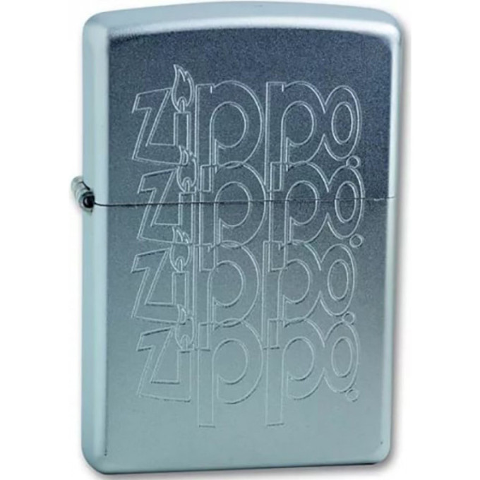 Zippo 205 с логотипом — металлическая зажигалка 205 ZIPPO LOGO